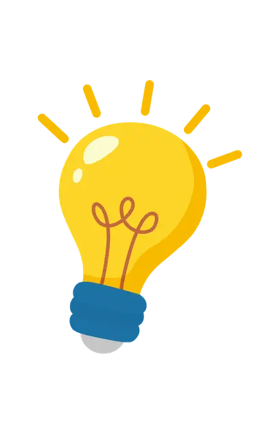 Lightbulb representing realization of how GovCon invoice funding solves cash flow delays