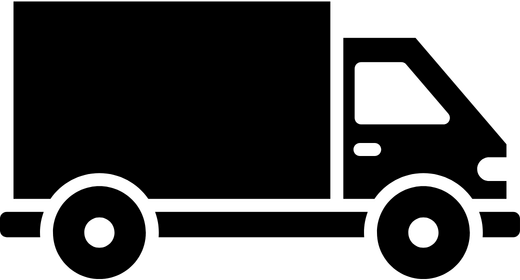 Silhouette of a transportation truck representing freight, logistics and transportation invoice funding for businesses waiting on customer payments.